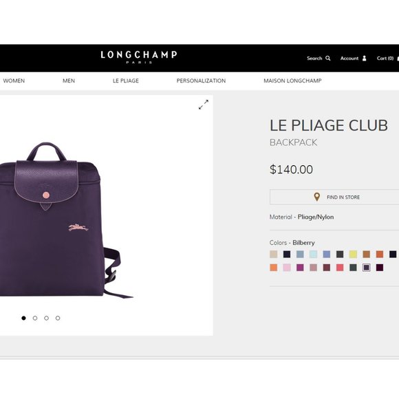 NWT Longchamp Le Pliage Club Backpack - Picture 11 of 11